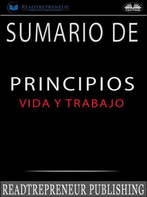 cover image of Sumario De Principios